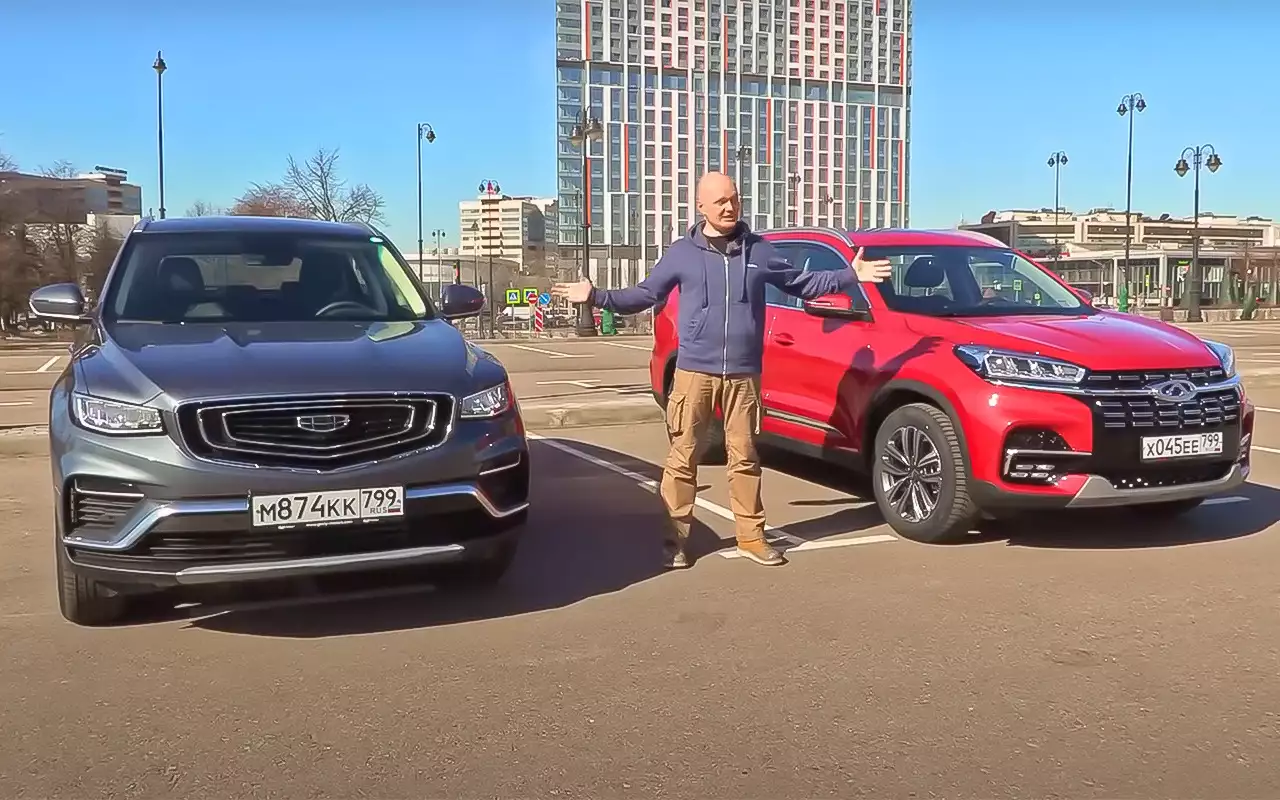 Geely Atlas Pro и Chery Tiggo 8: робот или автомат?